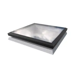 Brett Martin Flat Glass 300mm uPVC Kerb, Fixed Opening